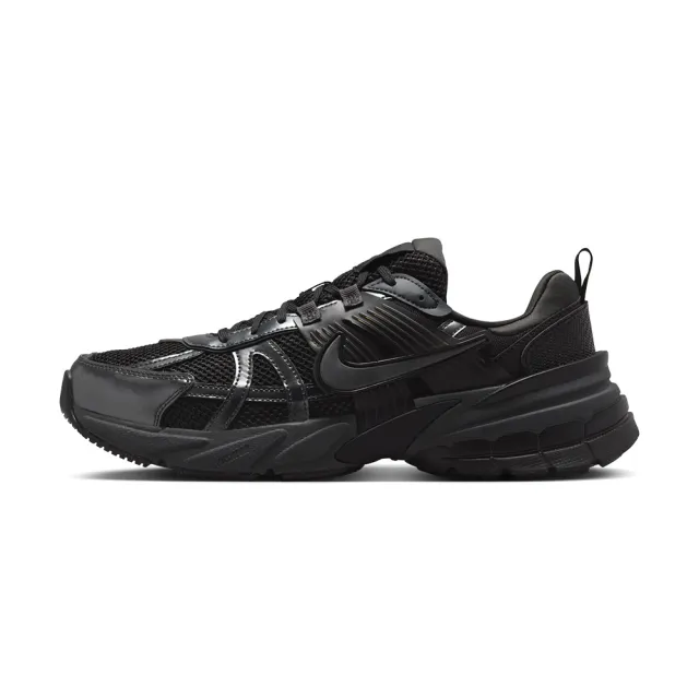 【NIKE 耐吉】V2K Run 男鞋 黑色 全黑 網布 透氣 黑武士 運動 休閒 復古 休閒鞋 HJ4497-001