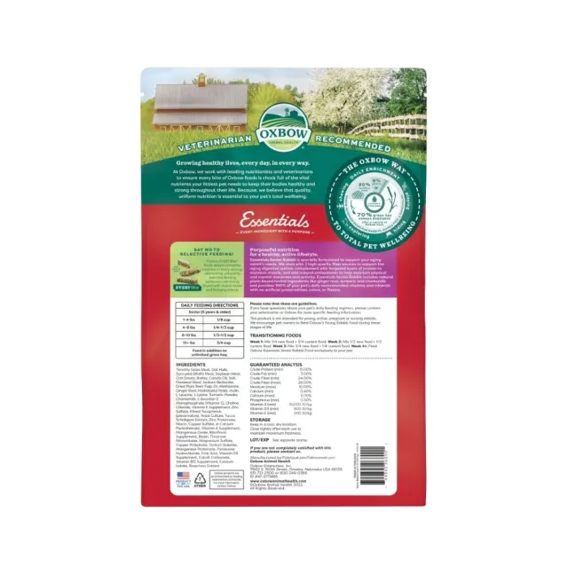 【OXBOW】活力-老年兔配方飼料 4磅/1.8kg(美國OXBOW、兔子飼料、壓縮糧、老兔)