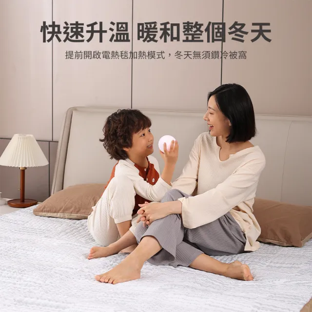 【Philips 飛利浦】雙人雙控恆溫定時電熱毯180*150cm(AHR3142ED)