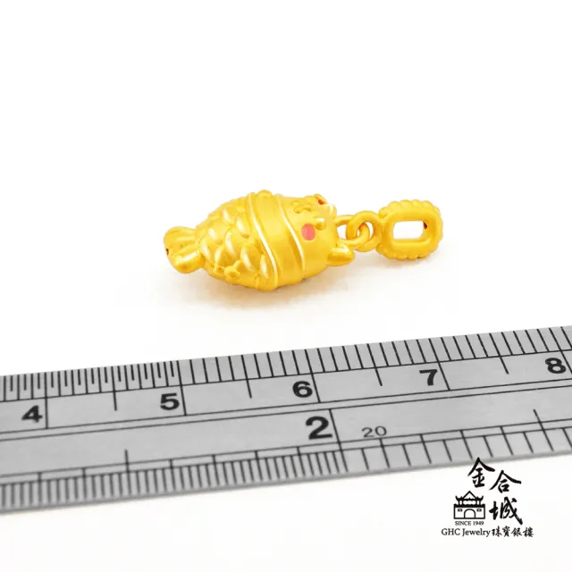 【金合城】貓咪鯛魚燒黃金墜 MNP0017(金重約0.45錢)