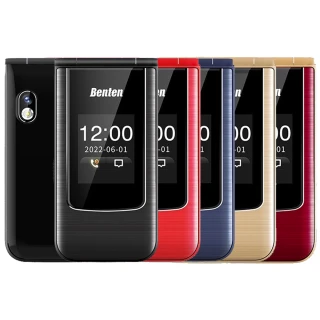 【Benten 奔騰】F62 Plus/F62+ 4G摺疊機/老人機/長輩機(新版-內含直立充電座)