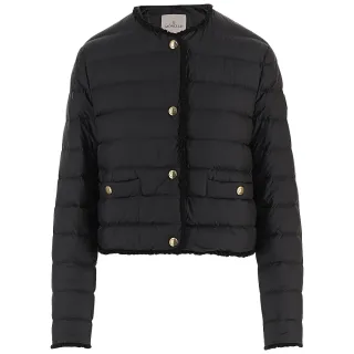 【MONCLER】春夏新款 女款 FLEURS 短版羽絨外套-黑色(1號USA-S、2號USA-M、3號USA-L)