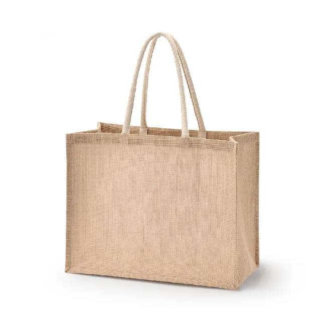 【MUJI 無印良品】黃麻購物袋A3 原色