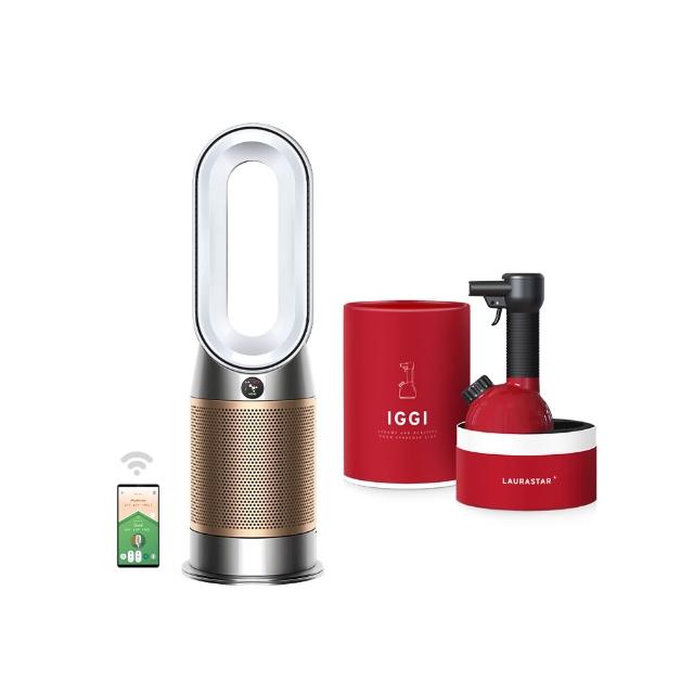 【dyson 戴森】HP12 Purifier Hot+Cool De-NOx三合一甲醛NOx偵測涼暖空氣清淨機(白金色)(超值組)