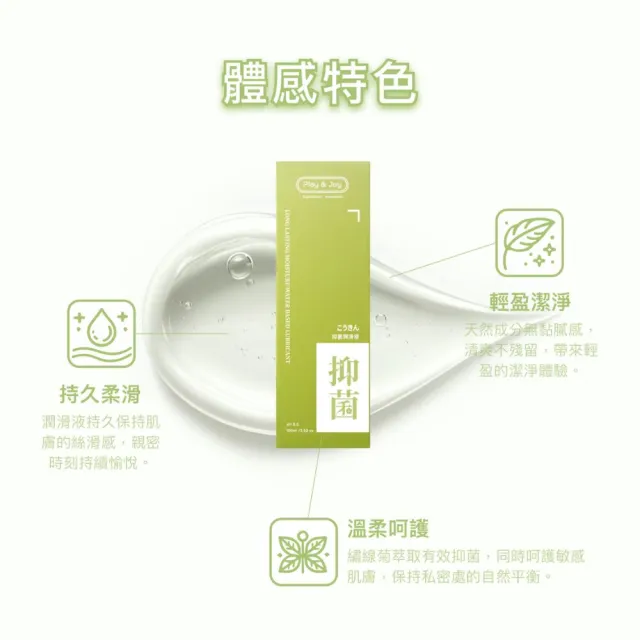 【Play&Joy】抑菌基本型潤滑液50ml 1＋40超值組｜潔淨抑菌 親密時刻更長更久更安全｜