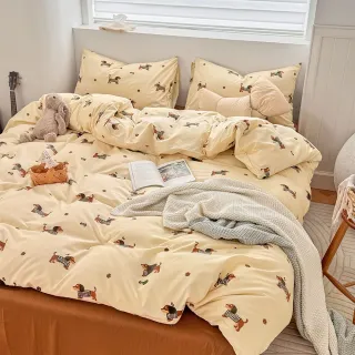 【DUYAN 竹漾】舒柔棉 雙人鋪棉兩用被套 / 多款任選 6x7(兩用被/四季被/涼被)