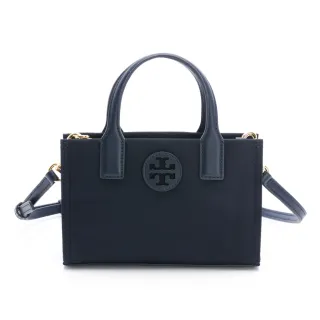 【TORY BURCH】Ella尼龍迷你托特手提/斜背兩用包(深藍)