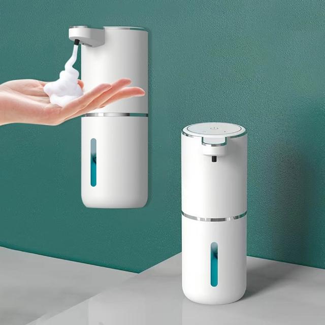 【IDREES 伊德萊斯】自動感應泡沫洗手機 智能皂液器 380ML(免釘壁掛 給皂機 消毒機 桌面兩用)