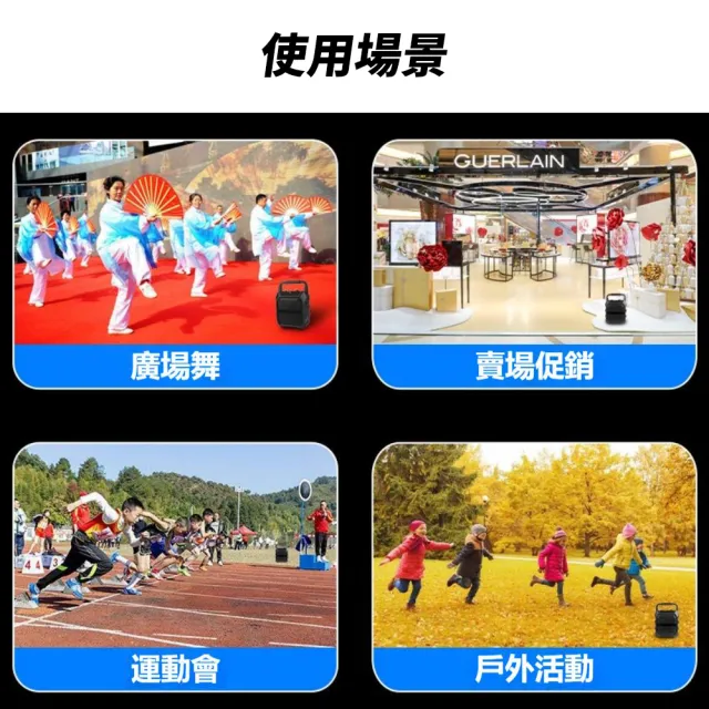 VWV 手提K歌音響 藍牙音箱 無線麥克風音箱（續航持久 一鍵錄音 附雙無線麥+遙控器 帶燈光）