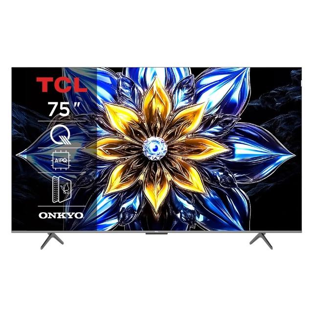 TCL 75T8C 是一款 75 吋 4K HDR 智慧電視，具備高畫質、高畫質顯示、高亮度與高對比度，提供沉浸式視覺體驗。支援 HDMI 2.1、杜比視界與杜比音效，內建 Google TV 系統，操作簡易，串流功能強大，適閤家庭娛樂與遊戲使用。