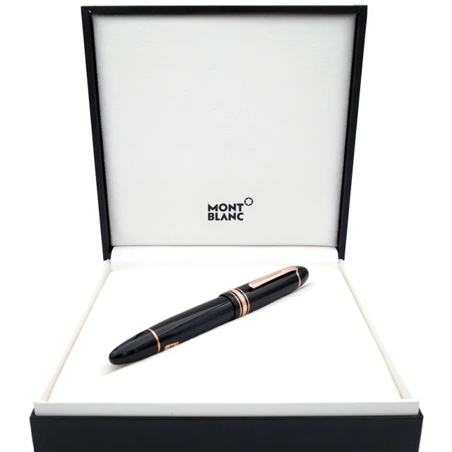 【MONTBLANC 萬寶龍】大師傑作（大班）系列鍍玫瑰金 鋼筆(149 大班 18K金)