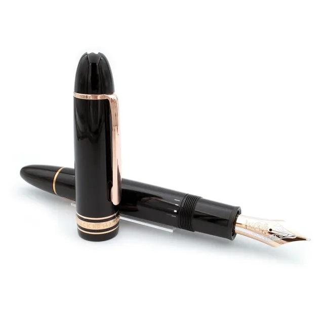 【MONTBLANC 萬寶龍】大師傑作（大班）系列鍍玫瑰金 鋼筆(149 大班 18K金)