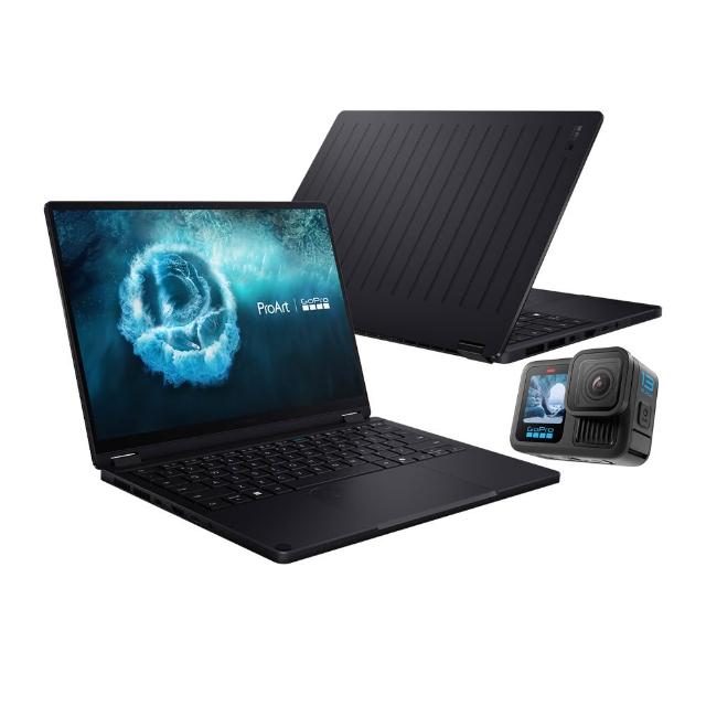 【ASUS 華碩】GoPro HERO13(黑)組省5600★13.3吋GoPro聯名款(ProArt PX13/AMD Ryzen AI MAX+ 395/128G/1TB)