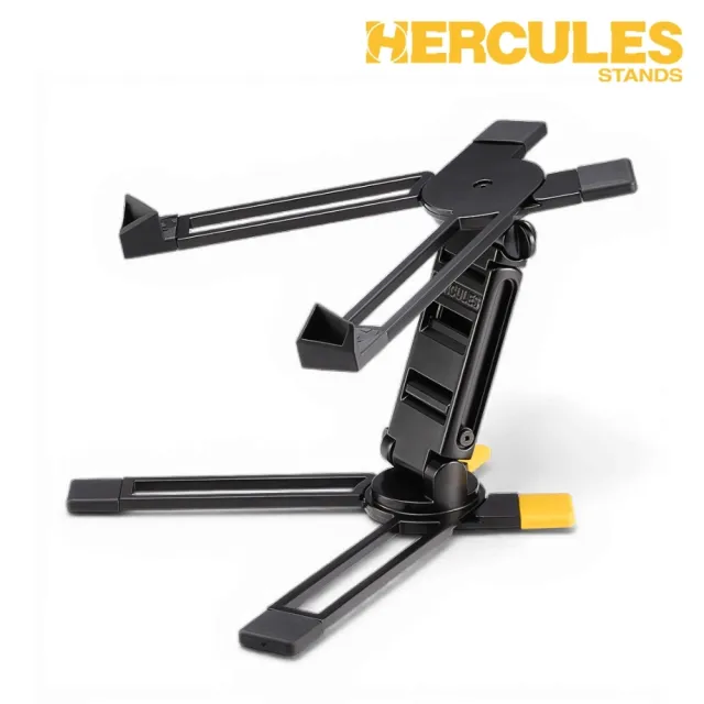 【Hercules 海克力斯】DG400BB 桌上型筆電/DJ專用架/穩固可靠的支撐(筆電架 DJ架 平板架 直播架 樂器架)