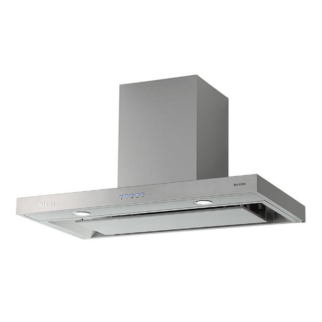 Rinnai林內牌 RH-9390 Rinnai 林內 RH-9390 倒T式抽油煙機,採用臺灣製造不鏽鋼材質,耐用抗鏽。電子式按鍵操作簡便,提供3段風量調整,尺寸898×503-933×515mm,適合標準安裝。110V/60Hz電壓,BSMI認證R51206,保固1年。高效排煙,維持廚房清新,是理想的家用廚房電器選擇。