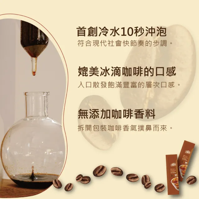 【3點1刻】微米冷萃咖啡(2.5gx30包/盒)附隨手瓶