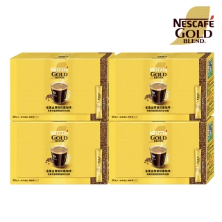 【NESCAFE 雀巢咖啡】金牌微研磨咖啡隨行包50入x4盒(共200入)
