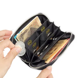 【DREAMCATCHER】防盜刷日幣分格錢包(RFID防盜/短夾/分層皮包/皮夾)