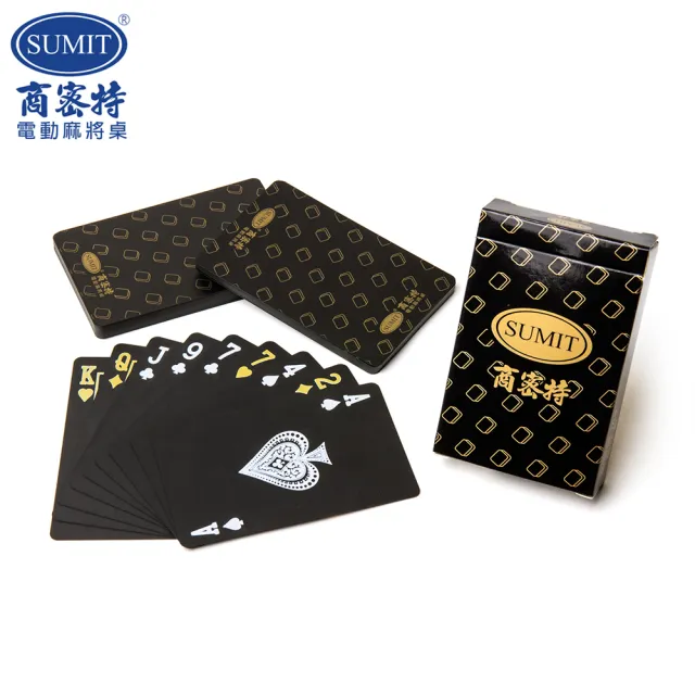【商密特】PVC 黑金版 撲克牌(5盒入)