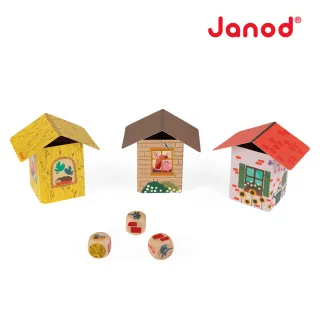 【Janod】趣味桌遊-三隻小豬(益智桌遊 樂齡桌遊 兒童桌遊)