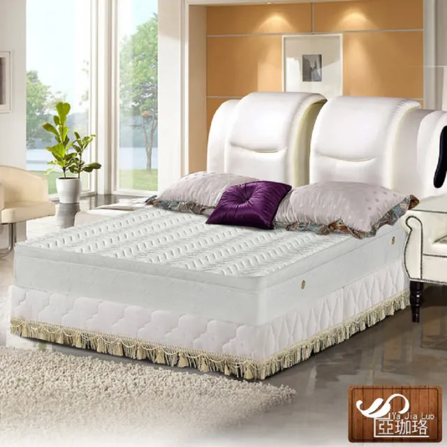 【亞珈珞】單人加大透氣升級款3M防潑水三線獨立筒床墊3.5尺X6.2尺X20cm