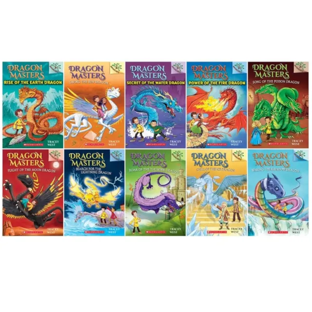 麥克兒童外文書店】Dragon Masters 馴龍大師英文原版橋梁書(1-10 集
