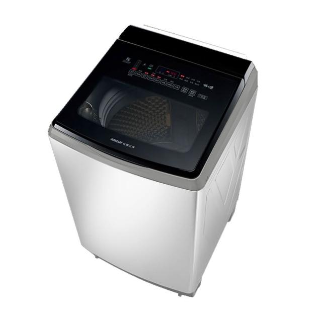 【SANLUX 台灣三洋】17kg DD直流變頻 直立式洗衣機 /台 SW-V17A 淺灰(N)