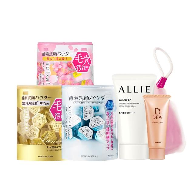 【Kanebo 佳麗寶】suisai 淨透酵素粉綜合冠軍3入組(多款任選_共96顆)