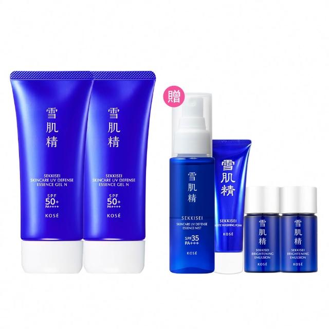 【KOSE 高絲】雪肌精 輕水感全效防曬凝膠2入組(大谷翔平防曬新升級)
