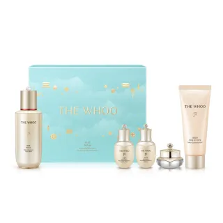 【WHOO 后】官方直營 重生秘帖NAD青春加量禮盒(秘帖90ml+水25ml+乳25ml+霜10ml+洗顏乳100ml)