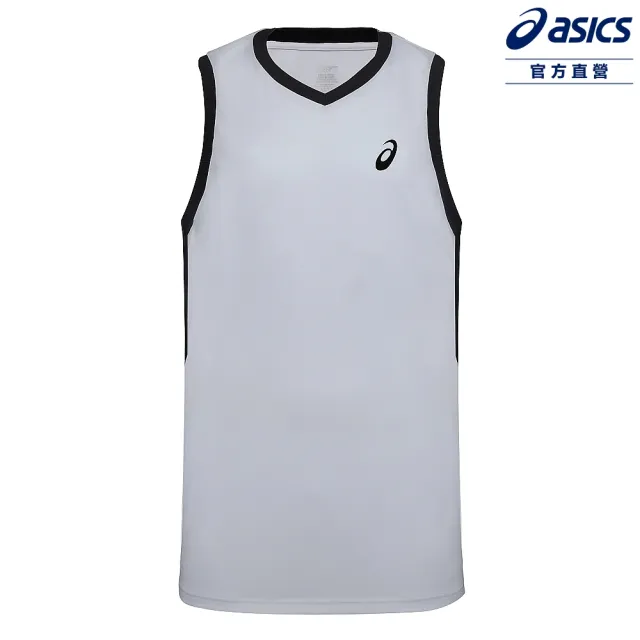 【asics 亞瑟士】籃球背心 男女中性款 亞洲版 籃球上衣 2063A477-100