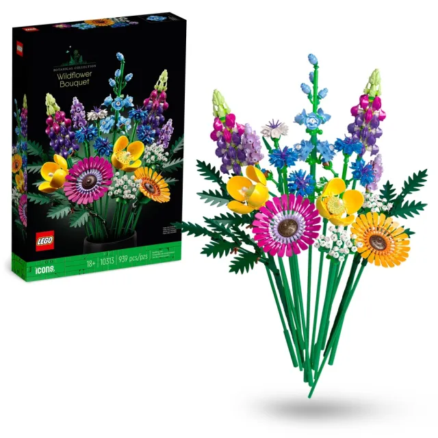 【LEGO 樂高】Botanicals 10313 野花花束(花藝 DIY 居家擺設 禮物 送禮推薦)