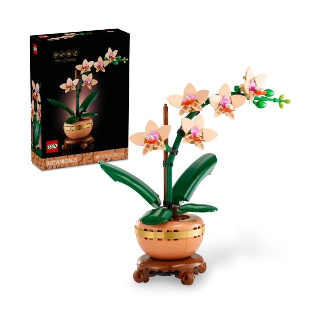 【LEGO 樂高】Botanicals 10343 迷你蘭花(居家擺設 花藝植栽 節慶禮物 玩具模型 禮物)