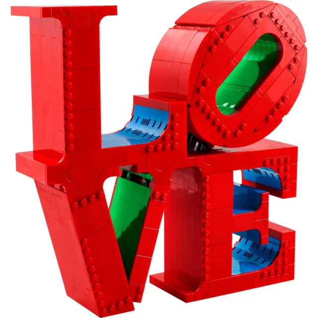 【LEGO 樂高】Art 31214 LOVE(居家擺設 節慶禮物 普普藝術雕塑 羅伯特印第安納 玩具 禮物)