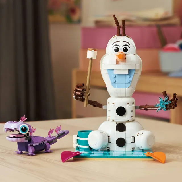 【LEGO 樂高】迪士尼公主系列 43287 雪寶和布魯尼的歡樂野餐(創意玩具 冰雪奇緣 積木 玩具)