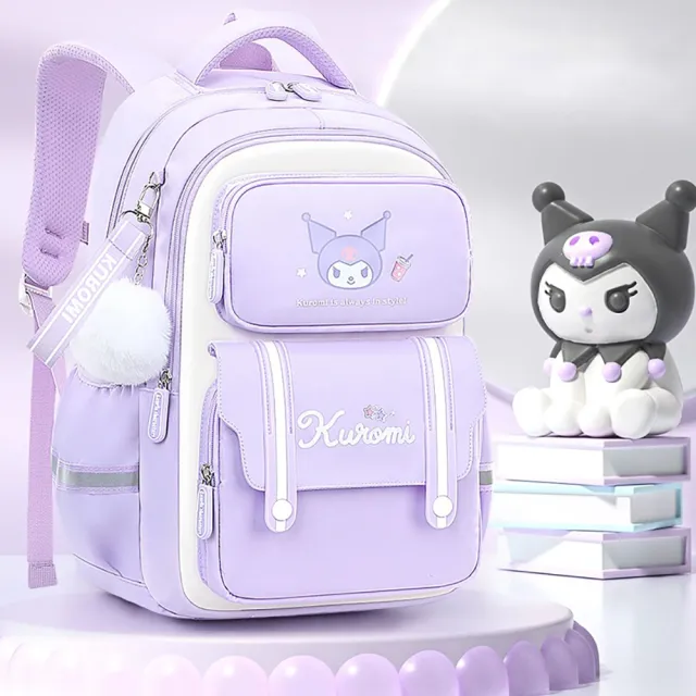 【SANRIO 三麗鷗】時尚可愛造型大小款護脊透氣減負兒童書包-多款可選(平輸品)