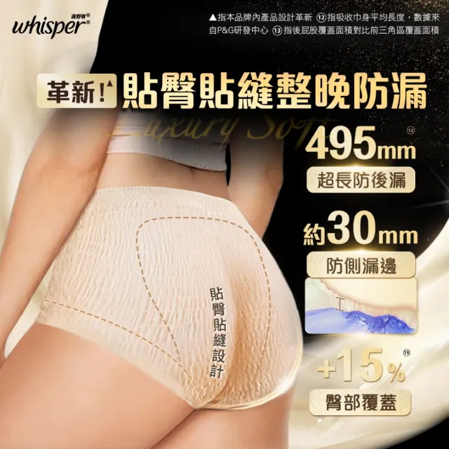 【好自在】新品上市！無痕褲型衛生棉 雙包入手組 - 生理褲/衛生棉褲(奢柔褲/早安褲6片)