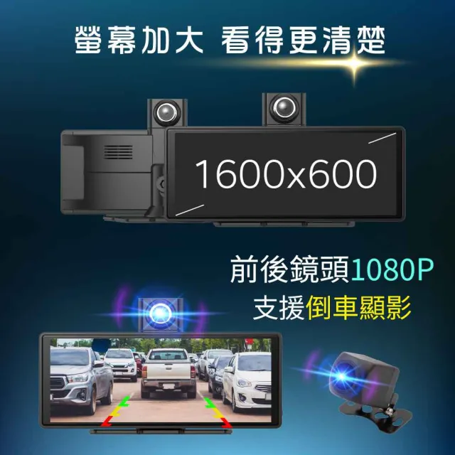 【ALC】i10 Pro 安卓版頂配車機_含前後雙錄行車紀錄器(免改裝 加贈128GB記憶卡)