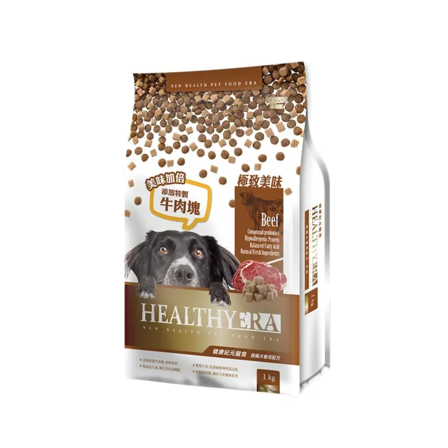 【葛莉思】健康紀元犬食 挑嘴犬專用配方1kg*4入組 口味任選