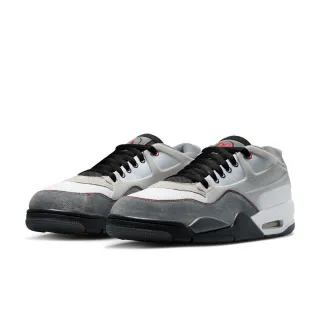 【NIKE 耐吉】Air Jordan 4 RM Premium 黑白灰 麂皮 氣墊 拼接 復古 休閒鞋 運動鞋 男鞋 IB8052-100