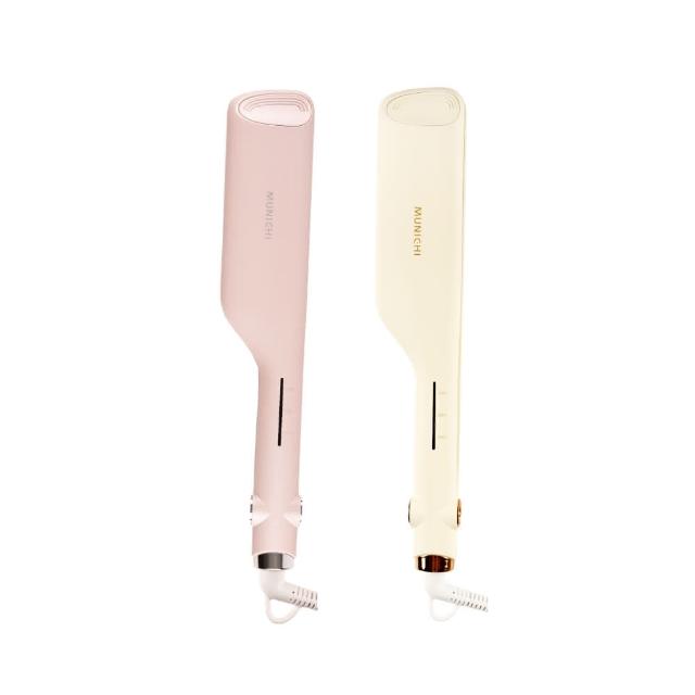 【MUNICHI 沐尼黑】國際電壓負離子水波紋蛋捲夾 波浪夾 波浪蛋捲夾 離子夾(MR.25MM)