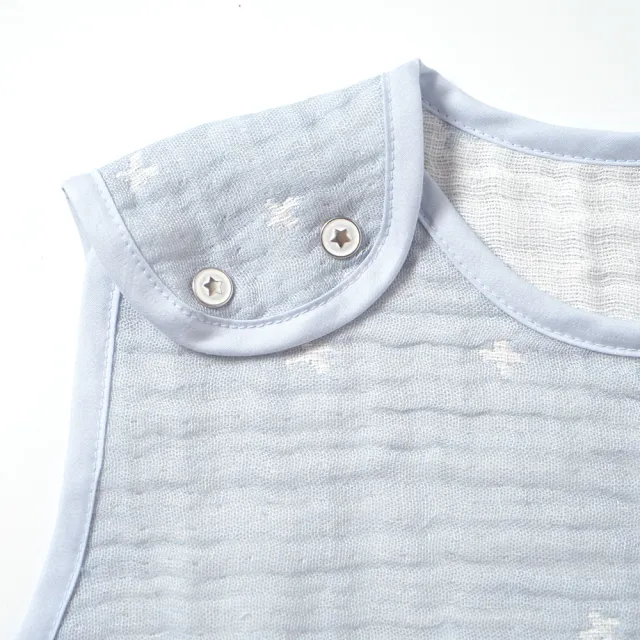 【10mois】十字星彩天絲三層紗防踢背心防踢被 0-3歲 多款可選(日本製夏季涼感透氣舒適)