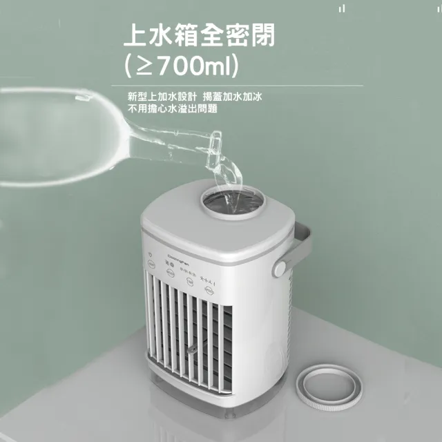 【GAARii】JF冷風扇 水冷扇 USB迷你冷氣扇 桌上型風扇 小型水冷空調扇 個人冷風機