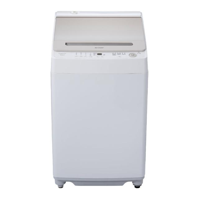 【SHARP 夏普】58H快配12公斤無孔槽變頻直立式洗衣機(ES-ASG12T)