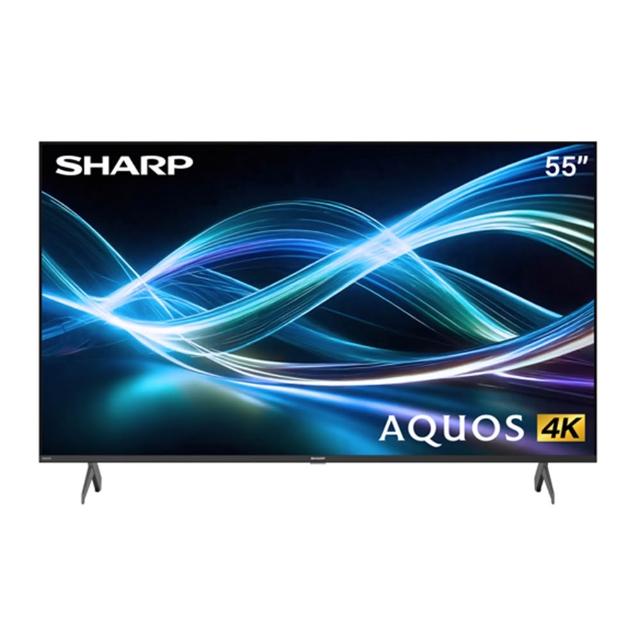 【SHARP 夏普】55型 AQUOS LED 4K UHD Google TV聯網顯示器(4T-C55HJ6000X)