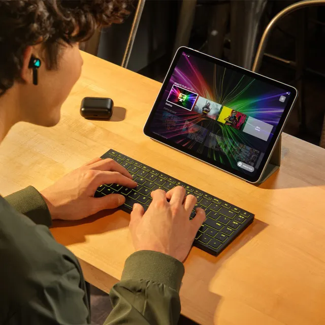 【Razer 雷蛇】Joro便攜式三模無線電競鍵盤 - 英文(超薄矮軸)