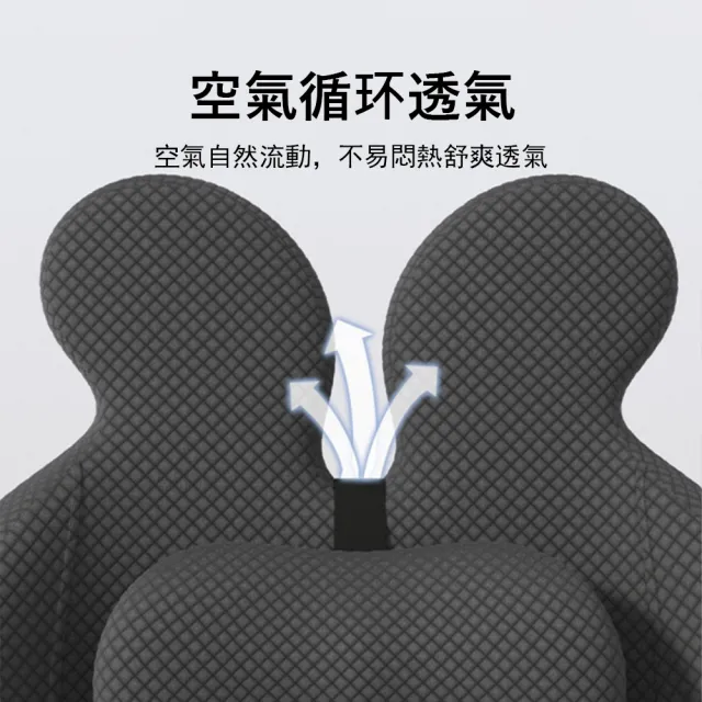 【Sager】頂腰式護腰靠墊 可調節辦公減壓靠枕 車載椅背靠墊 支撐靠腰枕 靠背枕