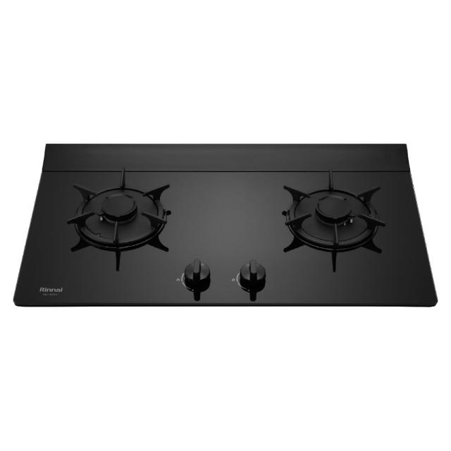 【林內】檯面式彩焱玻璃雙口爐 RB-L2610G(基本安裝)