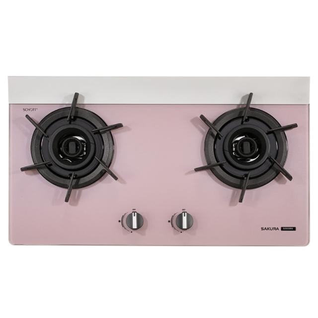 【SAKURA 櫻花】二口雙炫火玻璃檯面爐G2922BGP(原廠安裝)