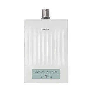 【SAKURA 櫻花】同1638H第二代屋內大廈型數位恆溫強制排氣熱水器DH1633H 16L(原廠安裝)